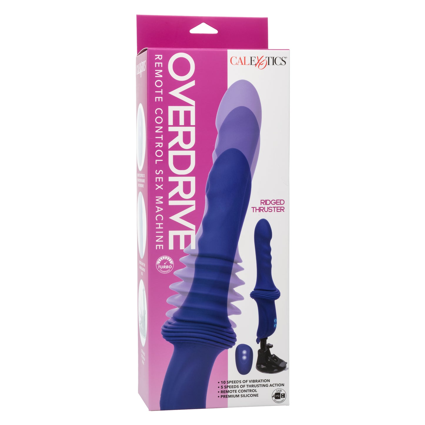 Overdrive Remote Control Sex Machine Ridged Thruster