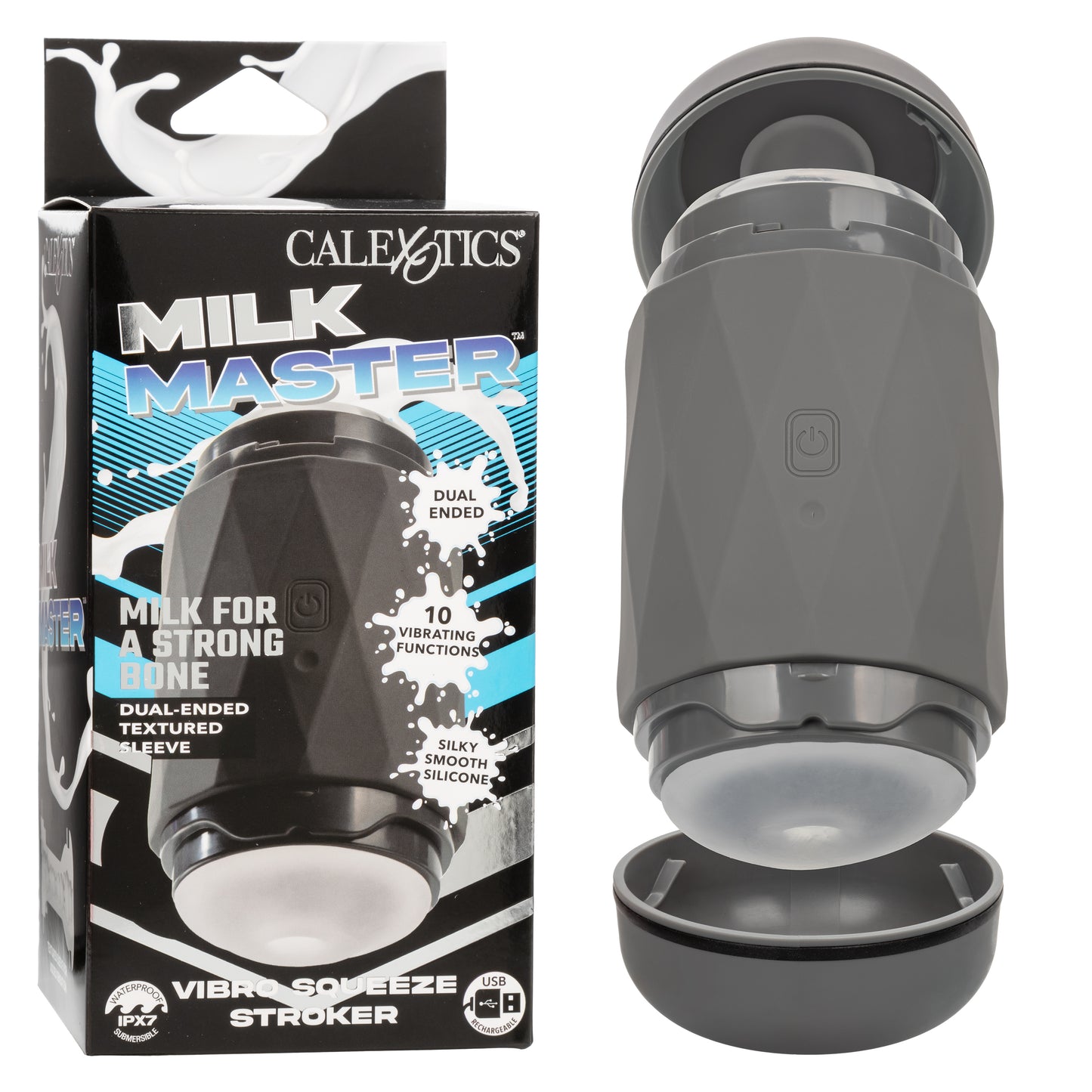 Milk Masterâ„¢ Vibro Squeeze Stroker