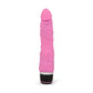 Silicone Classic Thin Veined Vibrating Dildo Vibrator Black