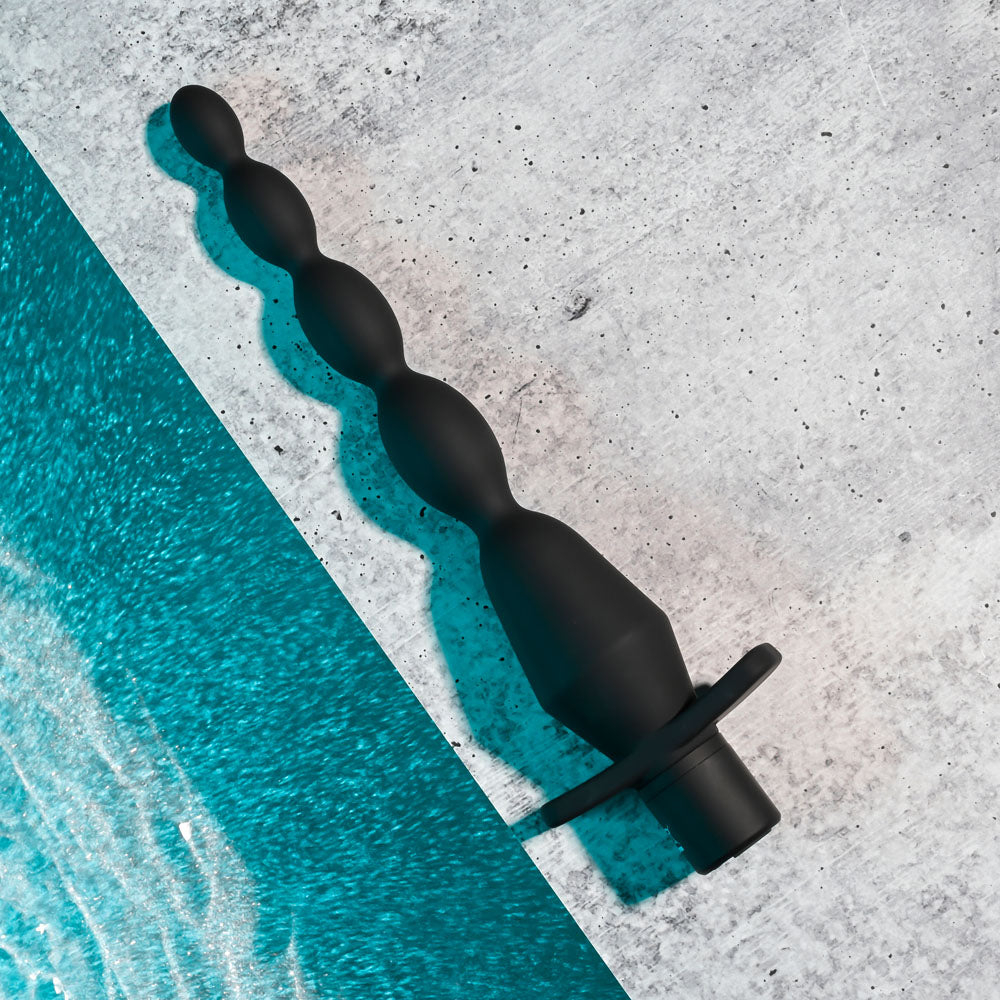 Selopa VIBRATING BUTT BEADS 22cm USB Rechargeable Vibrating Anal Beads