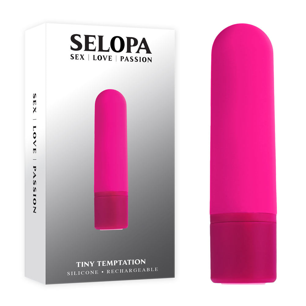 Selopa TINY TEMPTATION Pink USB Rechargeable Bullet