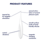 Satisfyer Twirling Fun Clitoral Stimulator Vibrator Erogenous USB