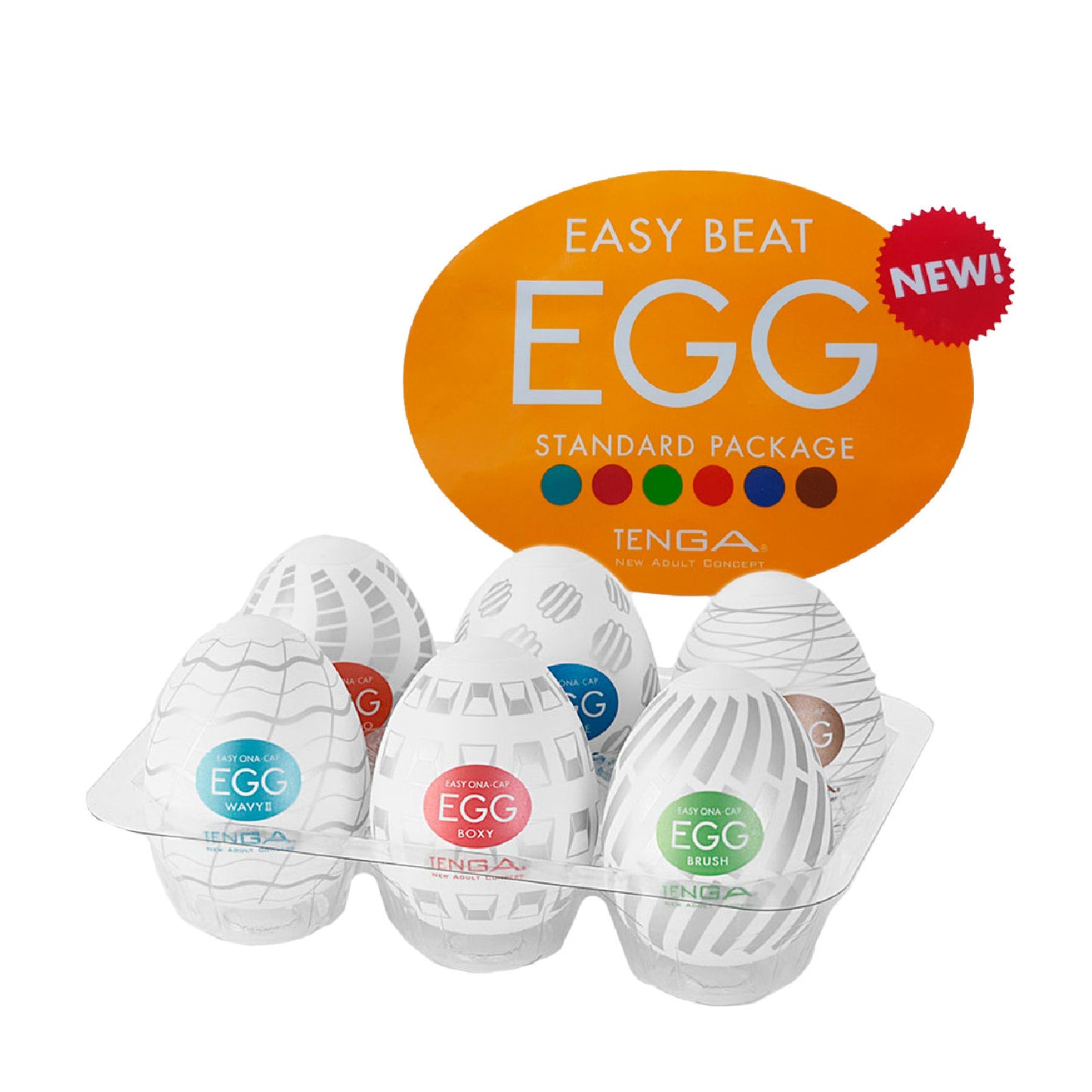 Tenga Egg Variety Pack New Season 6-pack Male Masturbator Stroker