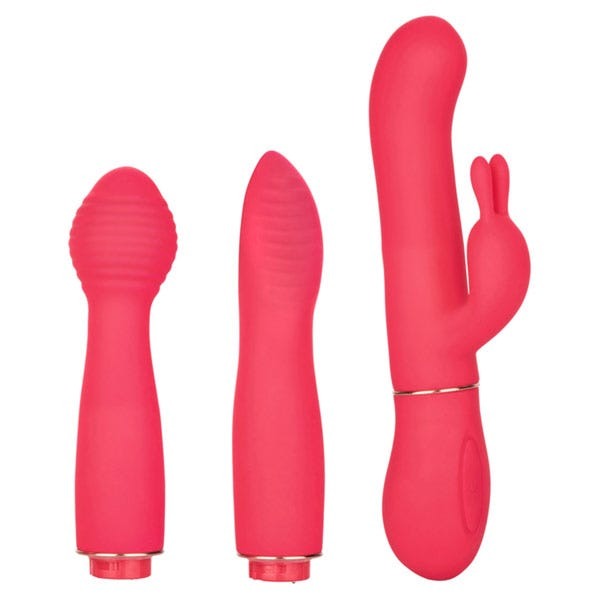 Calexotics In Touch Dynamic Trio Vibrator Set with 3 Attachments