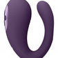Yoko - Triple Action Vibrator Dual Prongs with Clitoral Pulse Wave - Purple