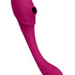Mirai - Double Ended Pulse Wave & Air Wave Bendable Vibrator - Pink