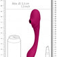 Mirai - Double Ended Pulse Wave & Air Wave Bendable Vibrator - Pink