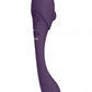 Mirai - Double Ended Pulse Wave & Air Wave Bendable Vibrator - Purple
