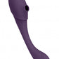 Mirai - Double Ended Pulse Wave & Air Wave Bendable Vibrator - Purple