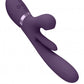 Kura - Thrusting G-Spot Vibrator with Flapping Tongue and Pulse Wave Stimulator - Purple