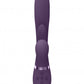Kura - Thrusting G-Spot Vibrator with Flapping Tongue and Pulse Wave Stimulator - Purple
