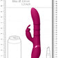 Sora - Up & Down Stimulating Rings, Vibrating G-Spot Rabbit - Pink