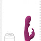 VIVE - Mika - Rechargeable Triple Motor - Vibrating Rabbit With Innovative G-Spot Flapping Stimulator - Pink