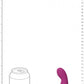 VIVE - Yumi - Rechargeable Triple Motor - G-Spot Finger Motion Vibrator and Flickering Tongue Stimulator - Pink