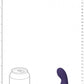 VIVE - Yumi - Rechargeable Triple Motor - G-Spot Finger Motion Vibrator and Flickering Tongue Stimulator - Purple
