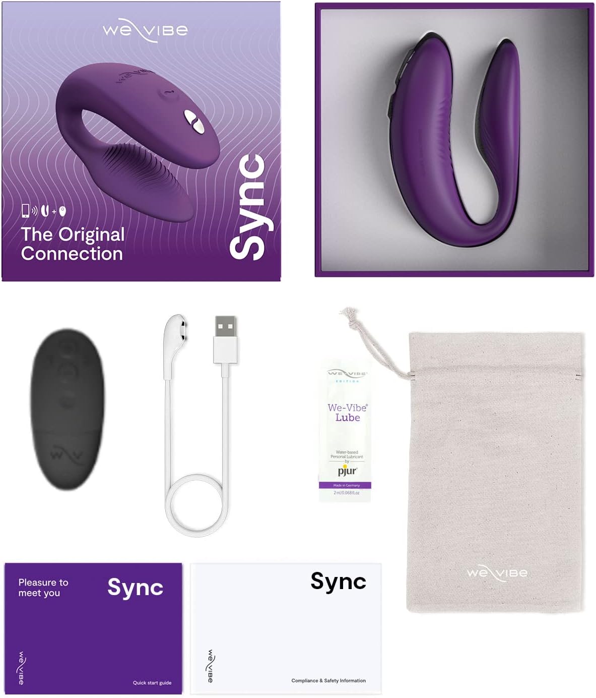 We-Vibe Sync 2 APP Remote Control Couples Vibrator Purple mojozau We-Vibe Sync 2 APP Remote Control Couples Vibrator Purple mojozau