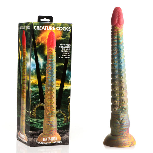 Creature Cocks Tenta-Dick Tentacle Suction Cup Dildo Anal Snake Giant Sex Toy