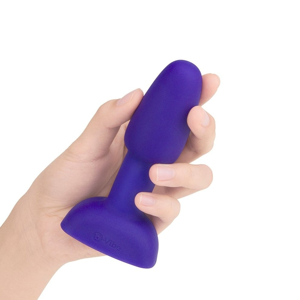 B-Vibe Rimming Plug Petite Purple 