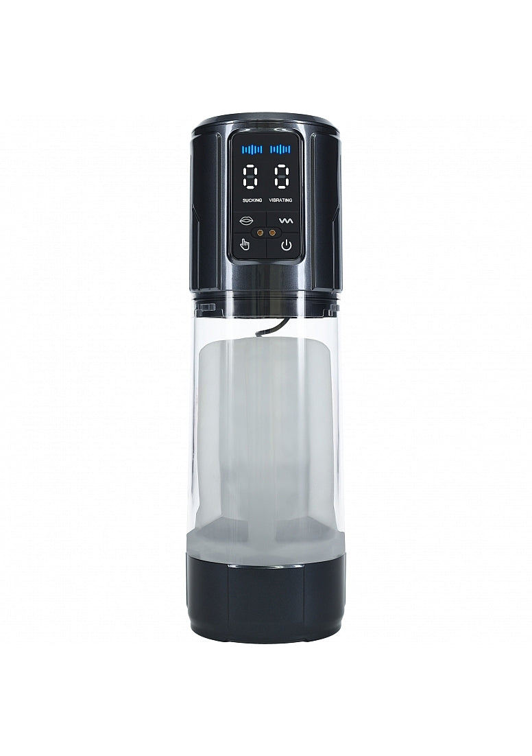 PUMPED - UltraLift - Automatic Masturbator - Waterproof - 10 Function - Gun Metal