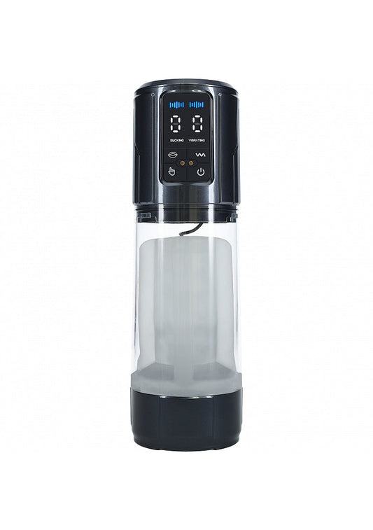 PUMPED - UltraLift - Automatic Masturbator - Waterproof - 10 Function - Gun Metal