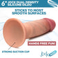 Jock 6" Dual Density Silicone Dildo Realistic Dong Suction Cup Couples Sex Toy