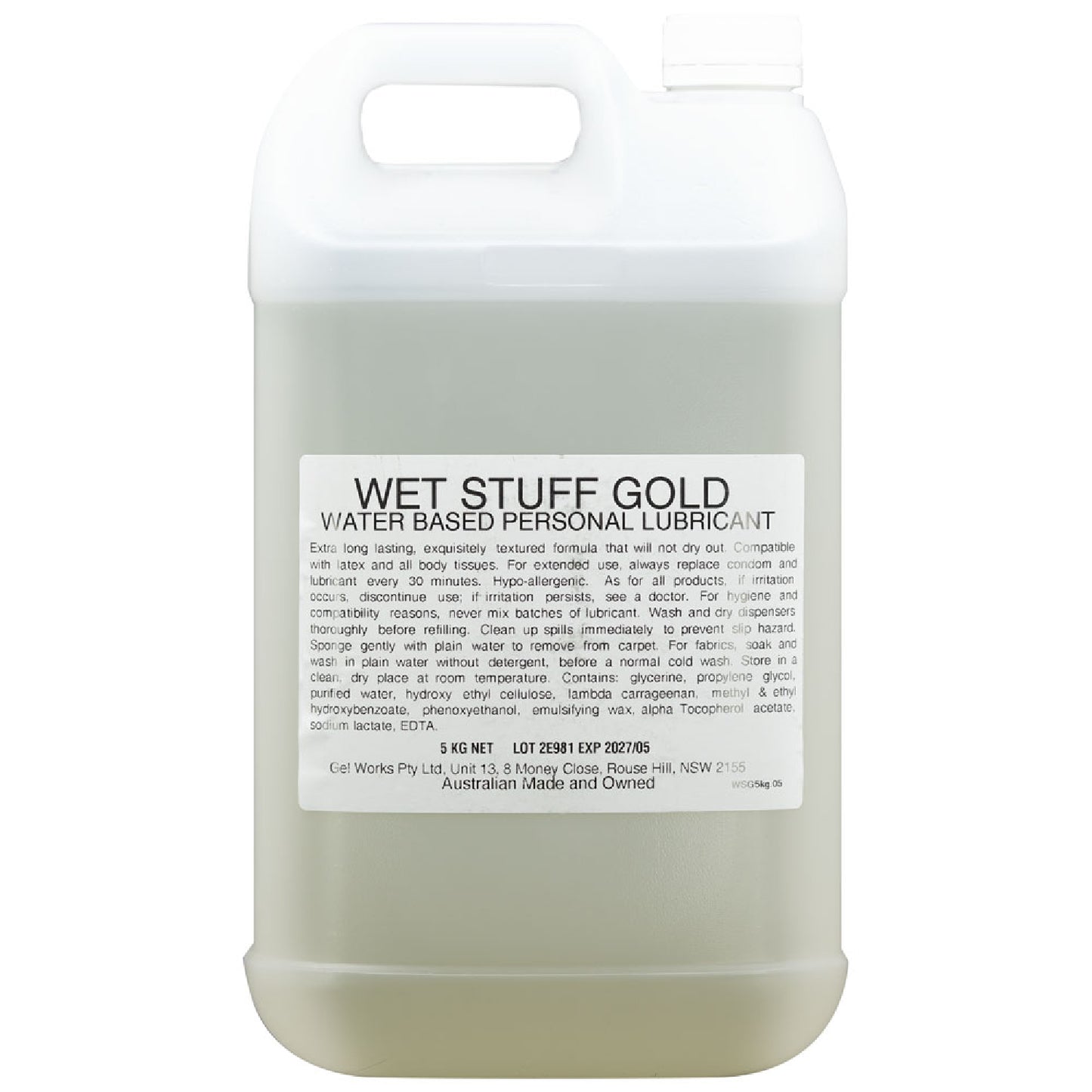 Wet Stuff Gold 5kg Bottle