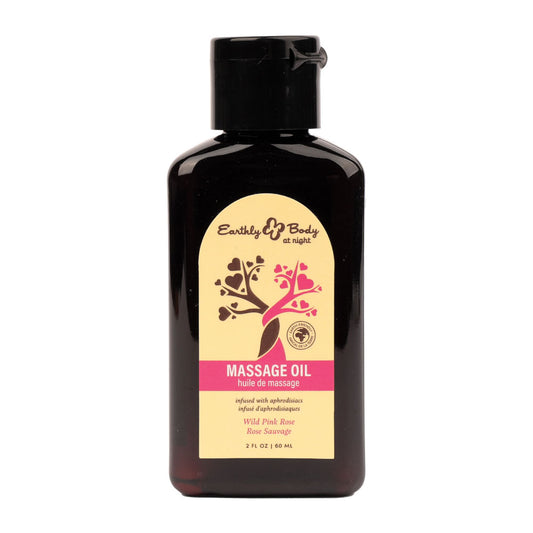EB Hemp Seed Massage Oil WILD PINK ROSE - 60 ml