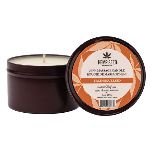Hemp Seed 3-In-1 Massage Candle