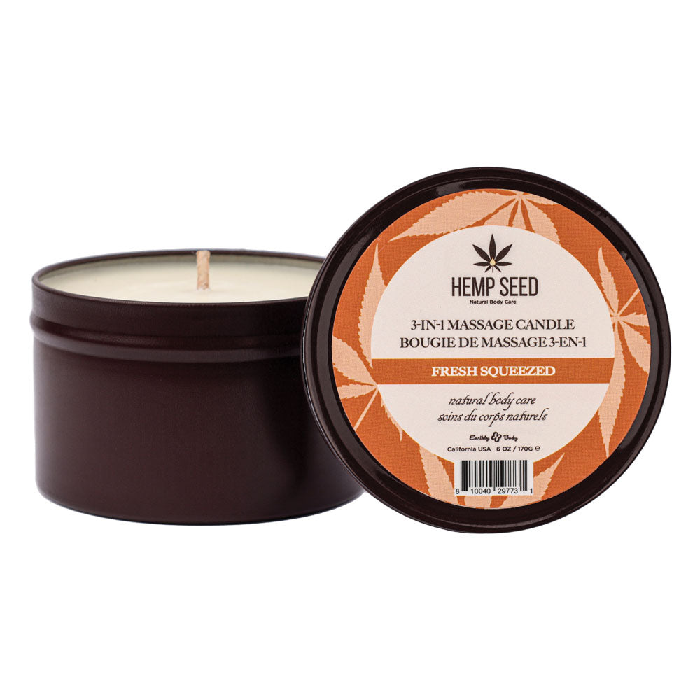 Hemp Seed 3-In-1 Massage Candle