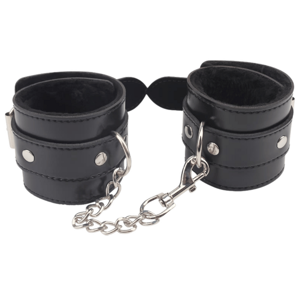 Obey Me Leather Hand Cuffs