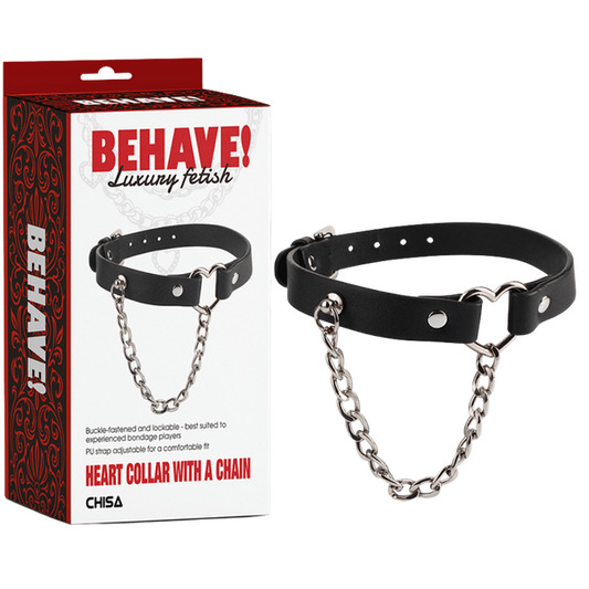Heart Collar with a Chain