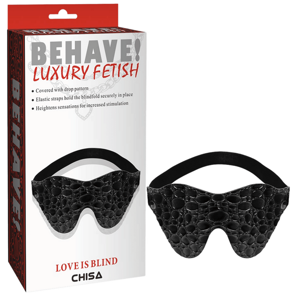 Chisa Love is Blind Blindfold BDSM Eye Mask Bondage Role Play Fetish Sex Toy