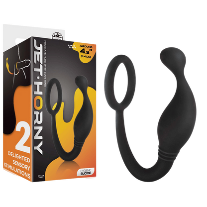 Prostate Plug with Love Ring - 4.5"