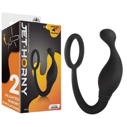 Prostate Plug with Love Ring - 4"