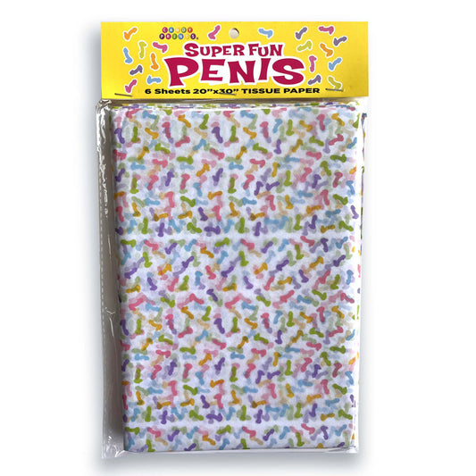 Super Fun Penis Tissue Paper Sheets