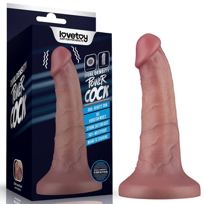 Dual Density Power Cock - 6 Inch Flesh
