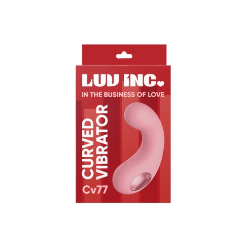 Cv77: CURVED VIBRATOR - LIGHT PINK