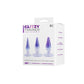 Glitzy Trainer 3 in 1 PVC Anal Plug Kit 4.5" - Transparent