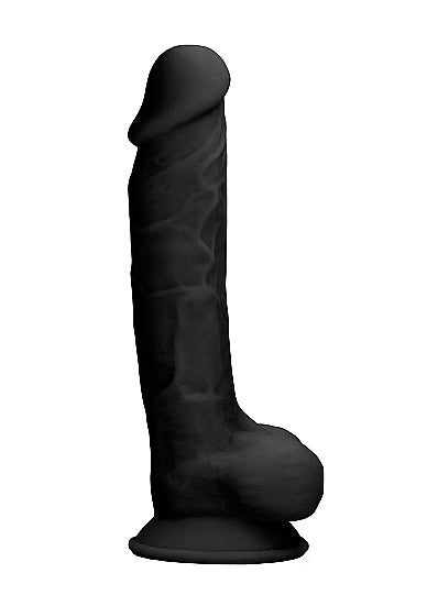 Silicone Dildo With Balls 7 Inch Flesh