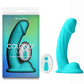 Colours Curve - Vibrating 6'' Dildo - Teal