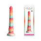 Colours Stacked - 9'' Dildo - Red/Gold