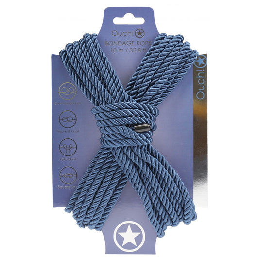 OUCH! Bondage Rope - 10 M - Navy Blue