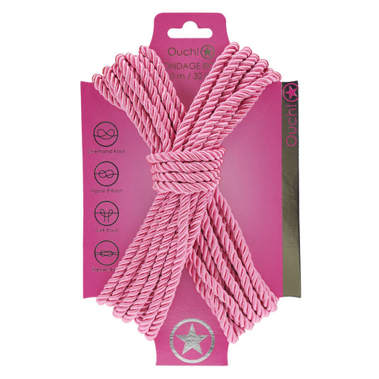 OUCH! Bondage Rope - 10 M - Pink