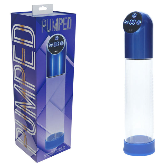 PUMPED Automatic Waterproof Pump - Metal Blue