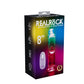 REALROCK 8'' No Balls Wireless Rechargeable LED Vibrating Dong