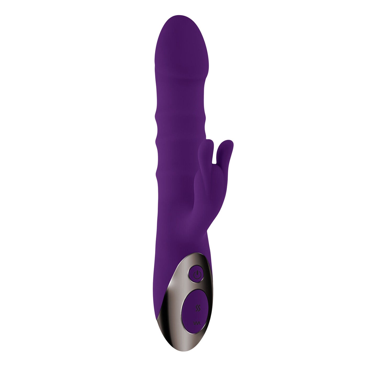 Playboy Pleasure HOP TO IT Thrusting G Spot Rabbit Vibrator Telescopic Sex Toy