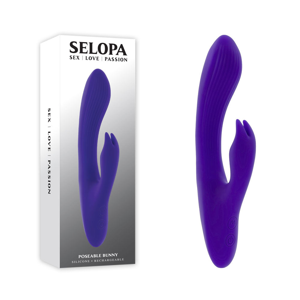 Selopa POSEABLE BUNNY SB Rechargeable Poseable Rabbit Vibrator