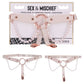 Sex & Mischief Peaches n CreaMe Pearl Garters