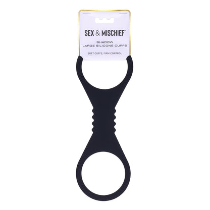 Sex & Mischief Shadow Large Silicone Cuffs