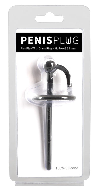Penisplug Piss Play with glans ring